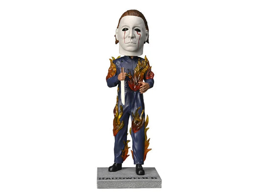 Halloween II Michael Myers on Fire Head Knocker