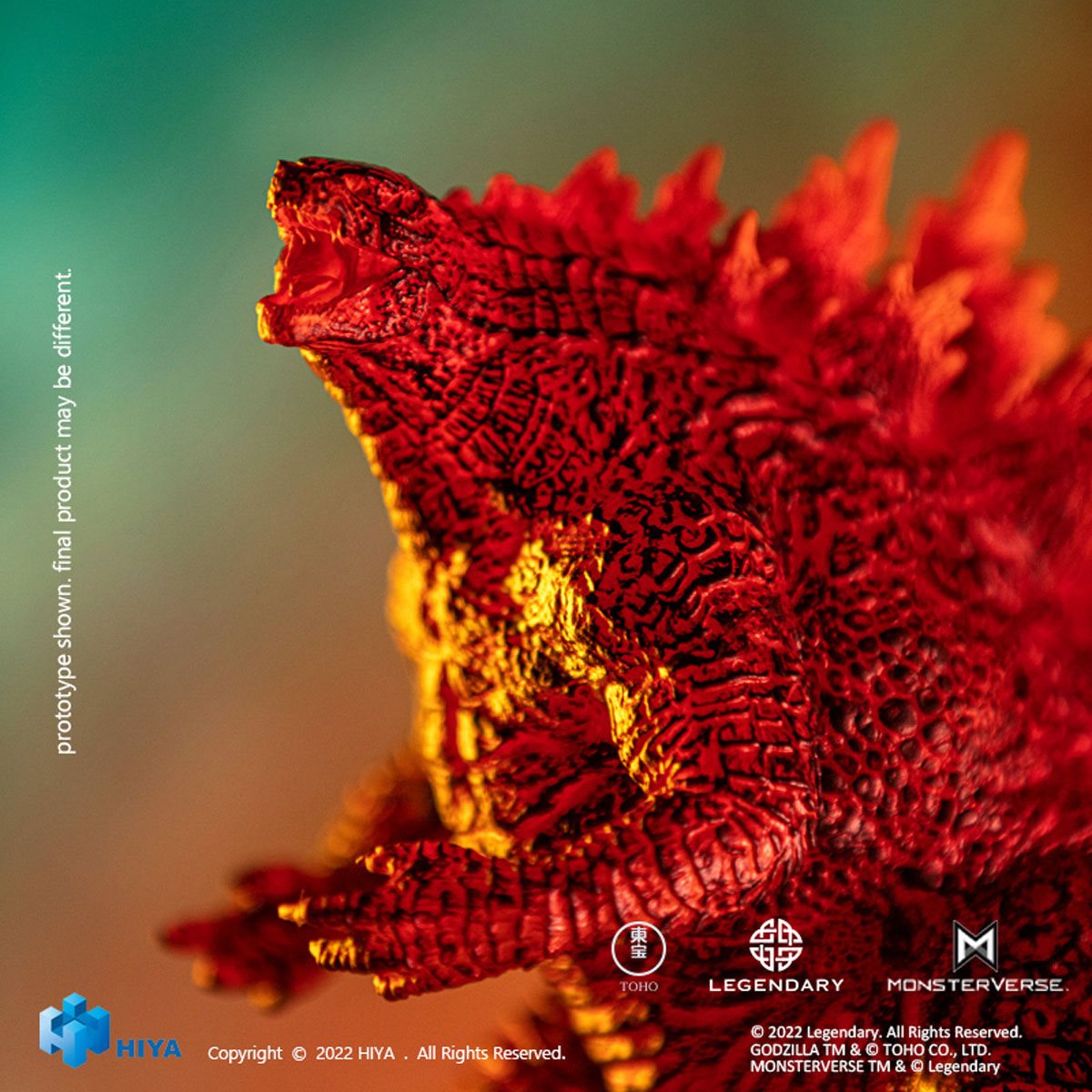 Godzilla King of Monsters Stylist Burning Godzilla Statue - Previews Exclusive