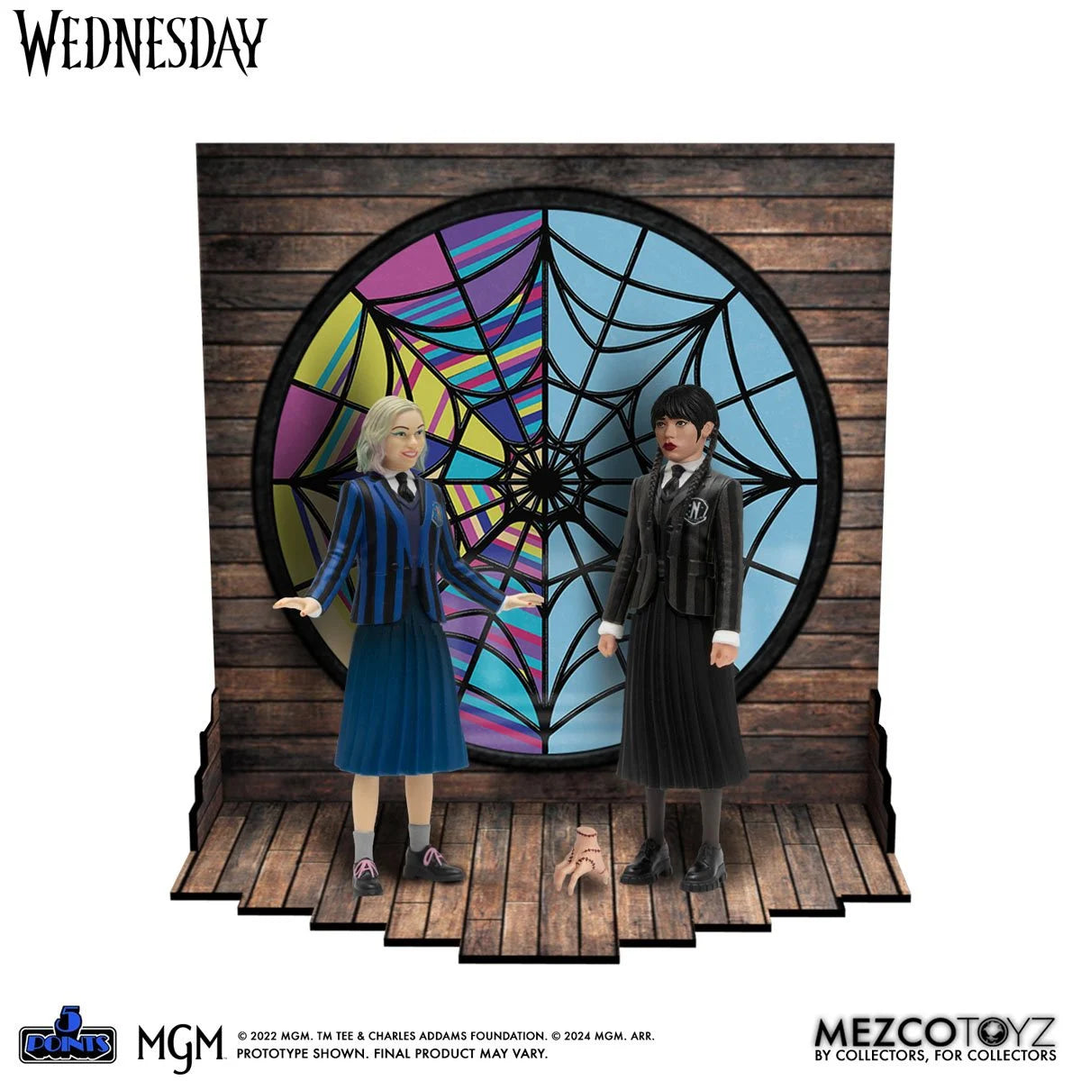 Wednesday and Enid 5 Points Action Figure Boxed Set