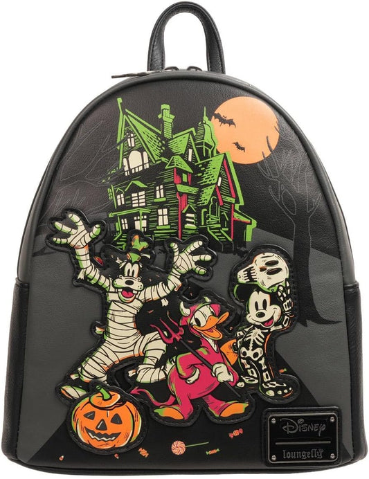 Disney 100 Halloween Trick or Treaters Glow-in-the-Dark Mini-Backpack