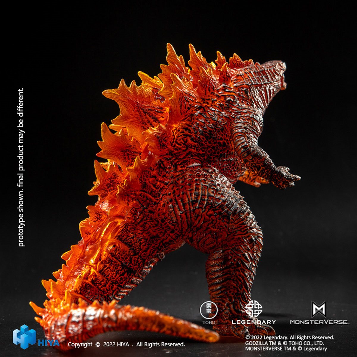 Godzilla King of Monsters Stylist Burning Godzilla Statue - Previews Exclusive