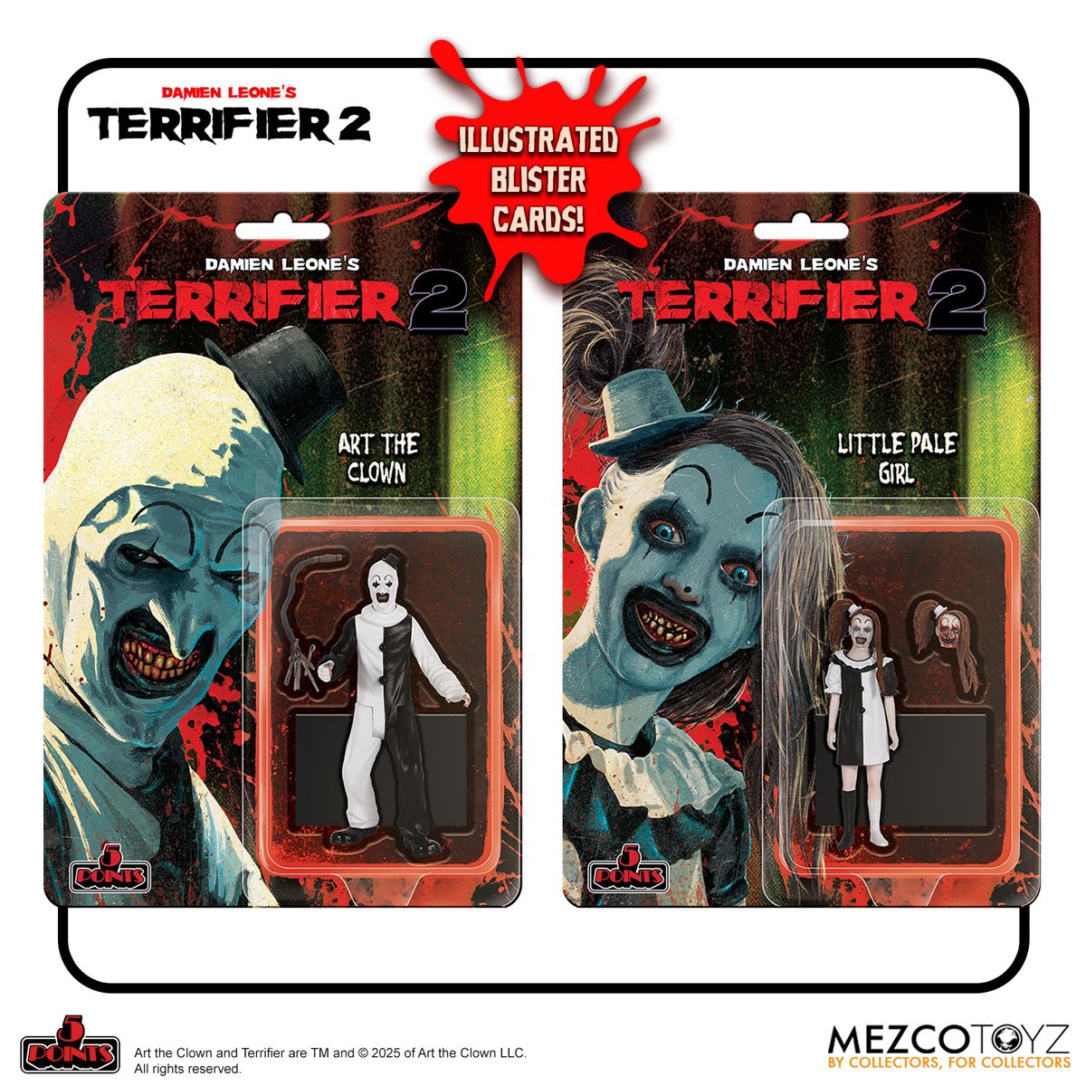 Terrifier 2 -  5 Points Action Figures - Set Of 2