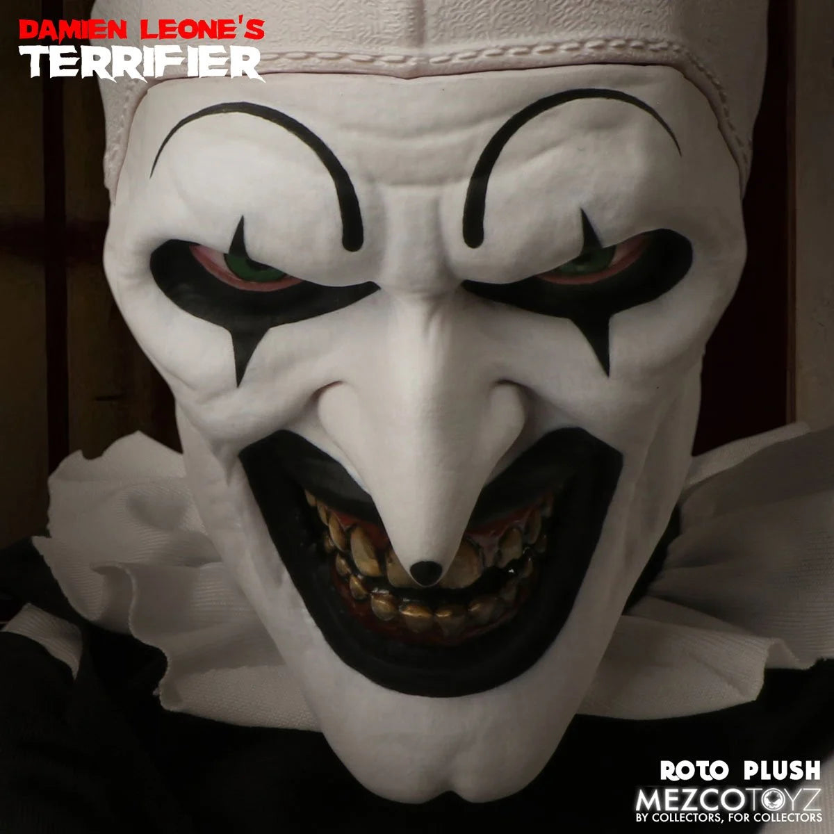 Terrifier Art the Clown Mezco Designer Series Roto Plush Doll