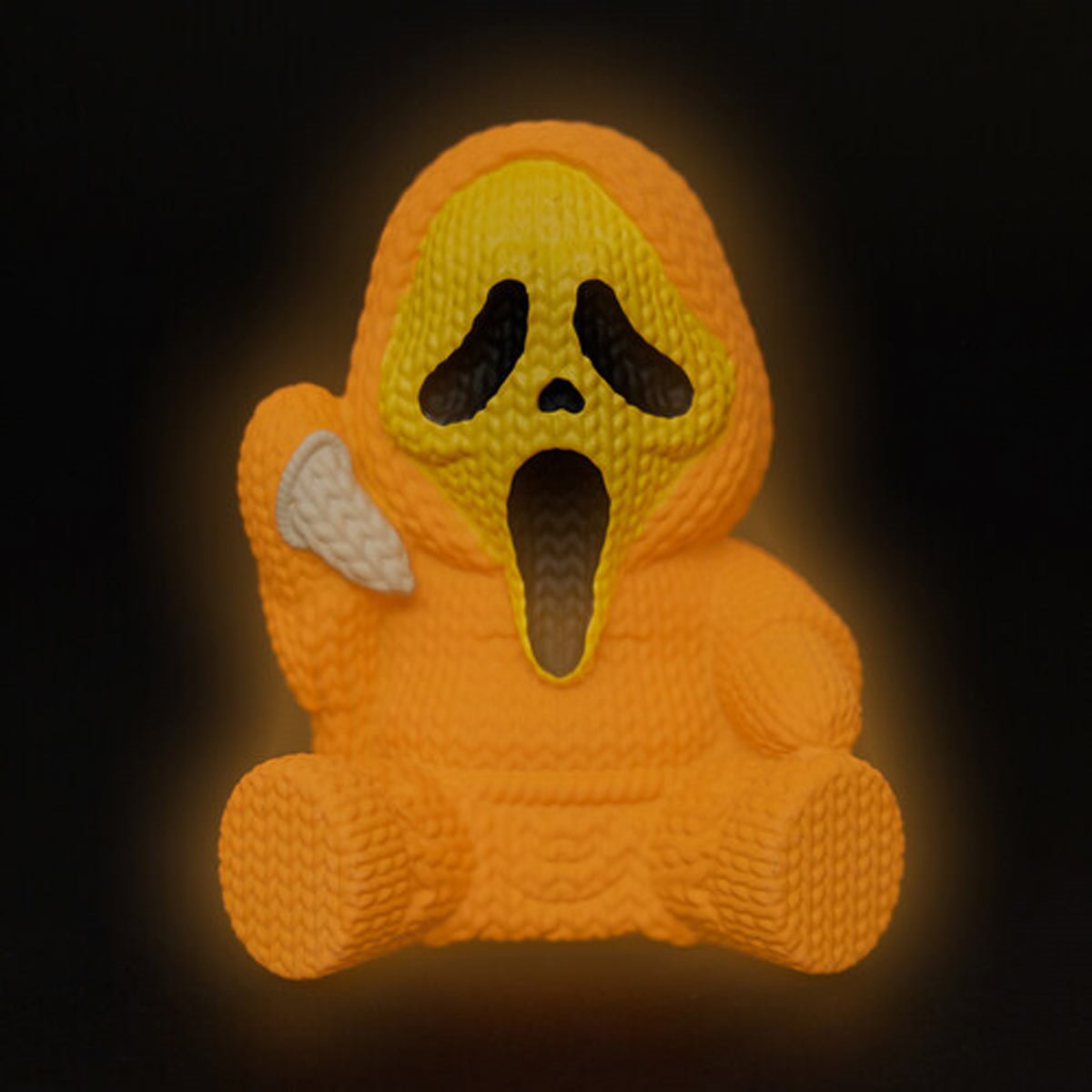 Ghost Face #264 Limited Edition Pumpkin Orange Glow-in-the-Dark Handmade By Robots Vinyl Figure