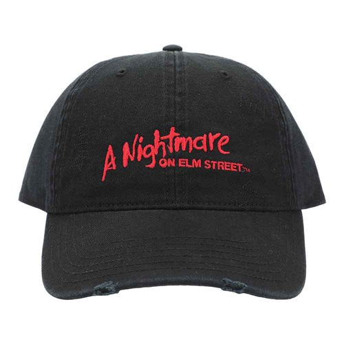 Nightmare on Elm Street Embroidered Distressed Hat