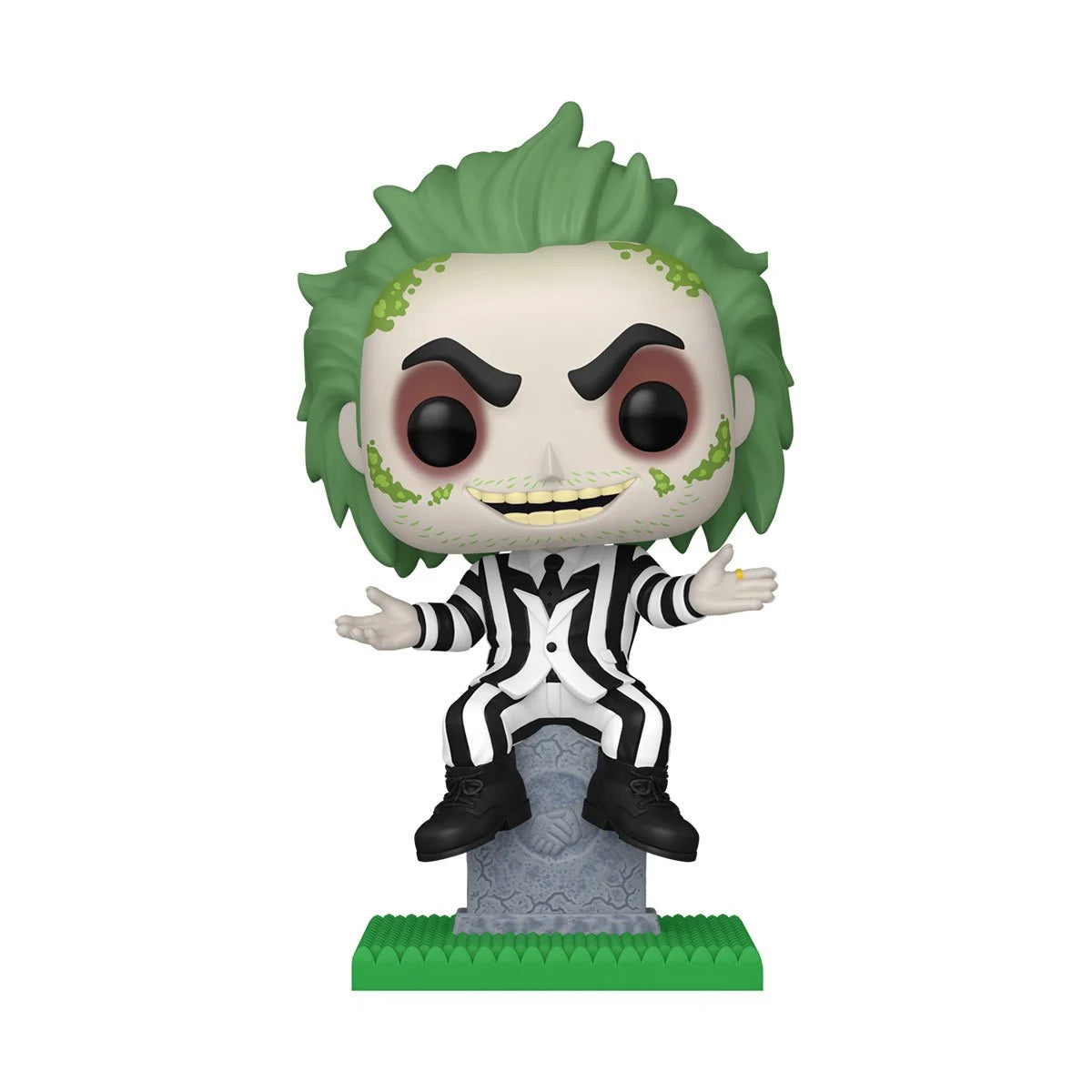 Beetlejuice on Tombstone Glow-in-the-Dark Funko Pop! Plus Vinyl Figure #1757 - Entertainment Earth Exclusive