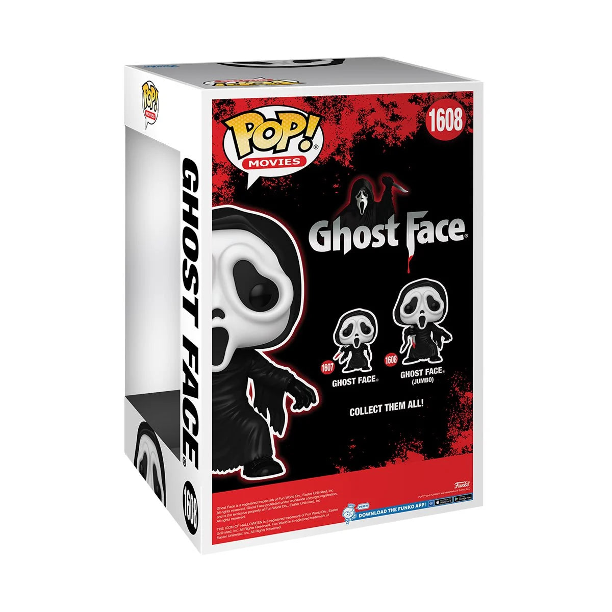 Ghost Face with Knife Jumbo Funko Pop! Vinyl Figure #1608