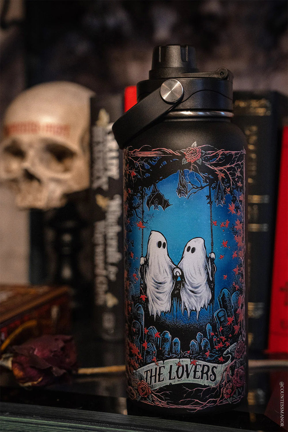 Ghost Love 32 Oz Water Bottle