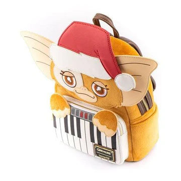 Loungefly Gremlins Gizmo Holiday Cosplay Double Strap Shoulder Bag Purse with Removable Hat