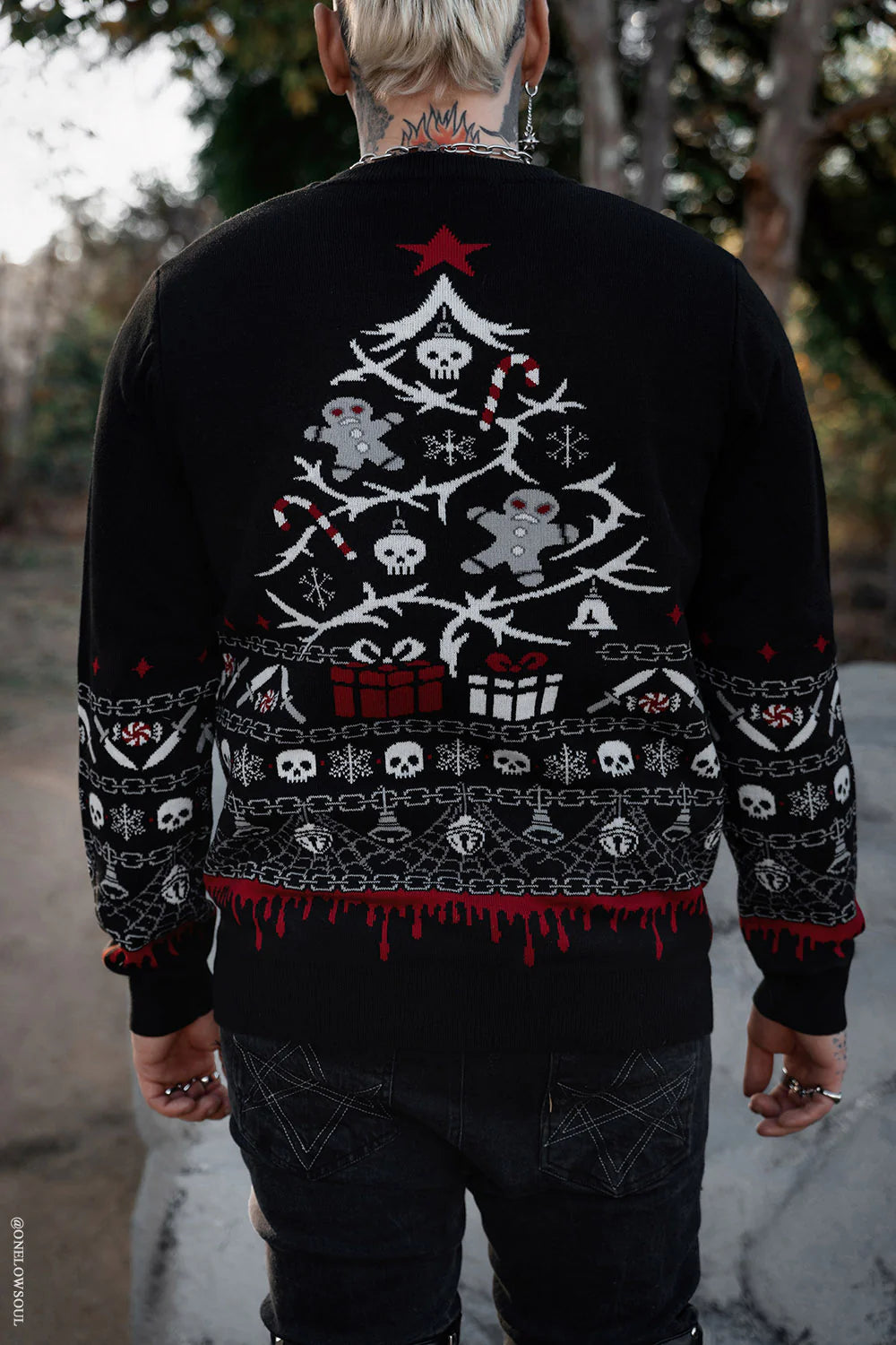 Krampus Knit Xmas Sweater