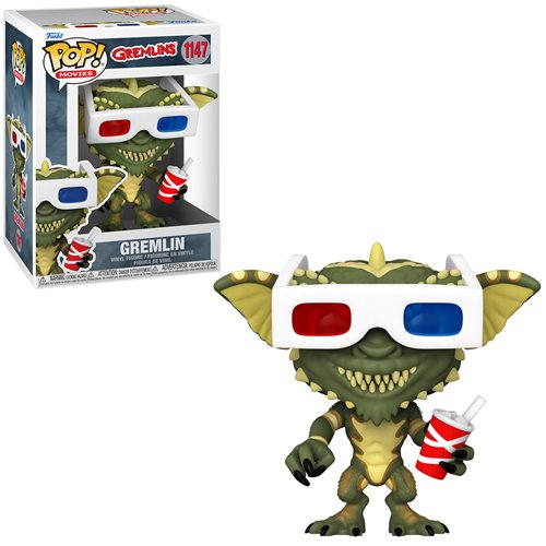 Gremlin Stripe with 3D Glasses Funko Pop! Vinyl Figure Figure 1147