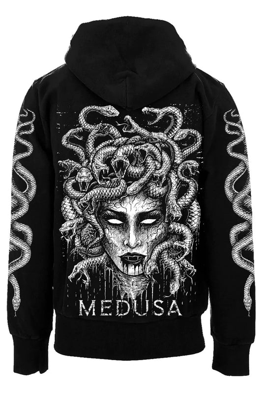 Medusa Zipper-Up Hoodie