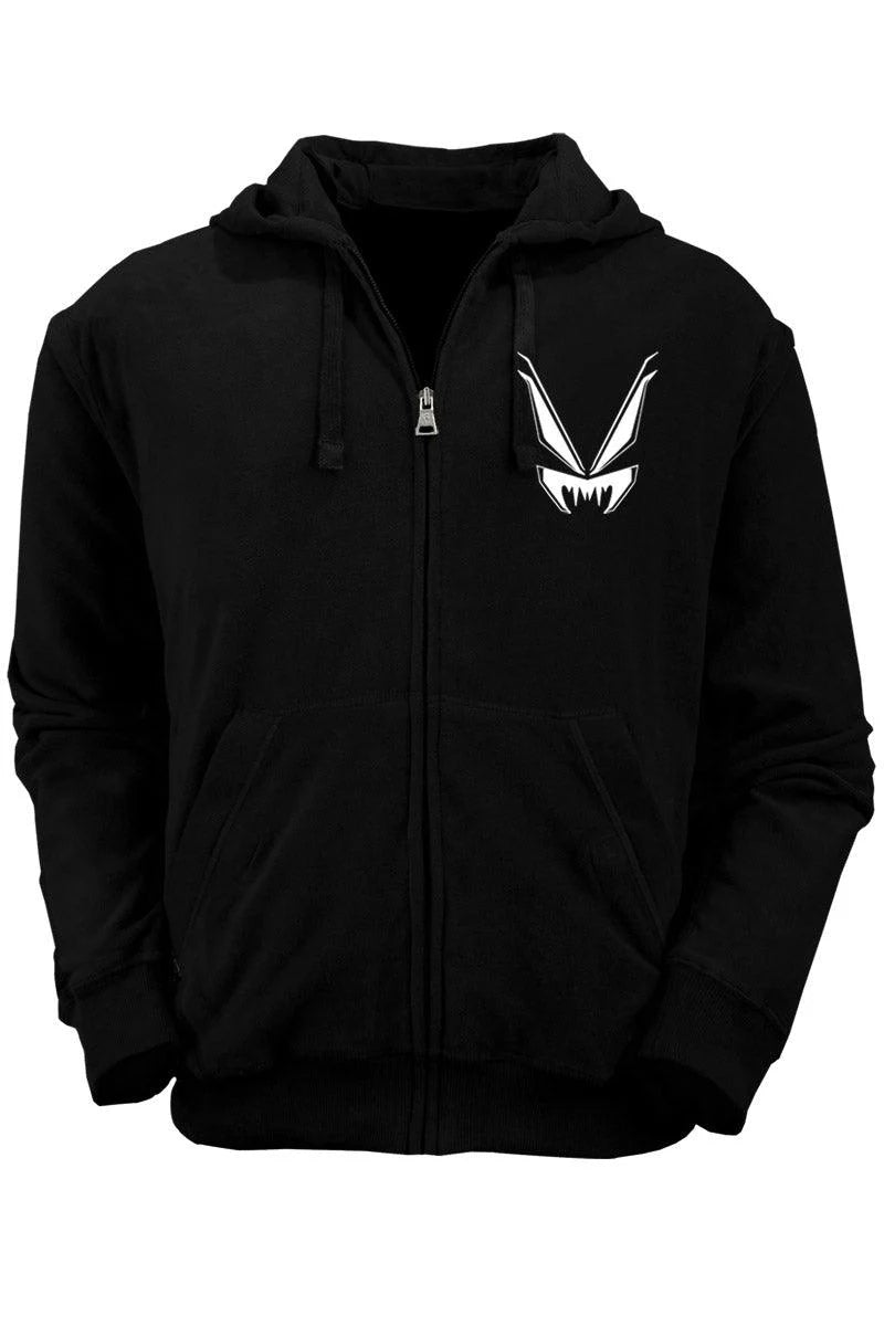 Naughty List Krampus Zipper-Up Hoodie
