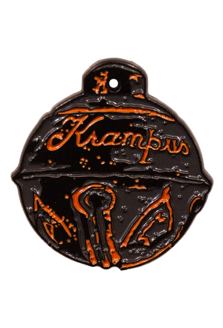 KRAMPUS - KRAMPUS BELL ENAMEL PIN