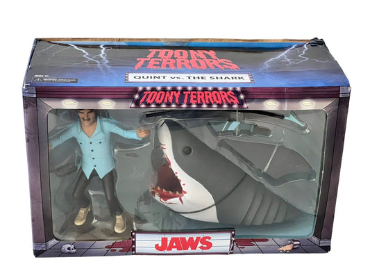 Neca Toony Terrors Jaws Quint vs The Shark Scale Action Figure 2-Pack Set