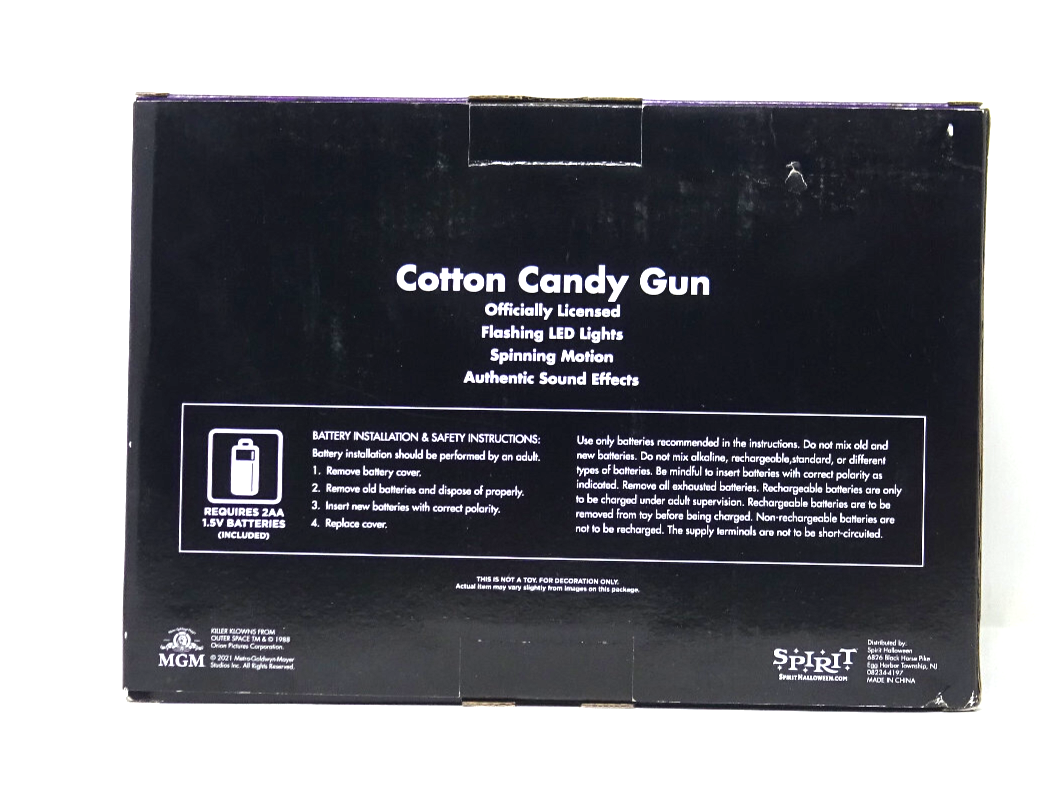 Killer Klowns from Outer Space Cotton Candy Gun Spirit Halloween Exclusive