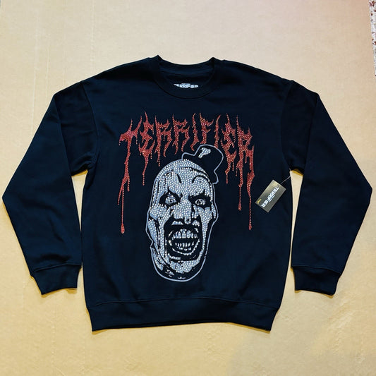 Terrifier Rhinestone Crewneck Sweatshirt