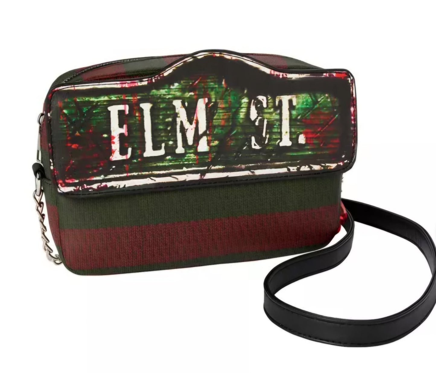 Nightmare On Elm St Freddy Krueger Crossbody Bag Purse