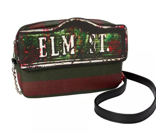 Nightmare On Elm St Freddy Krueger Crossbody Bag Purse
