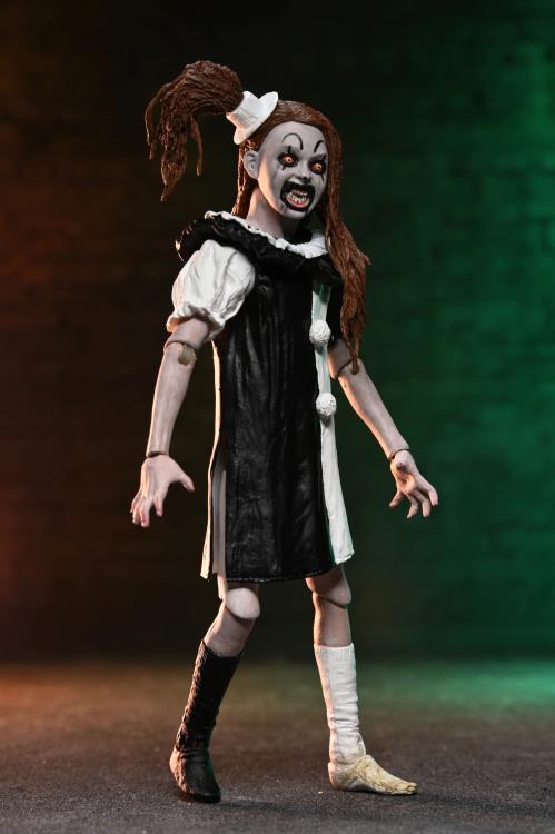 Terrifier 2 Ultimate Art the Clown & Little Pale Girl Action Figure Two-Pack