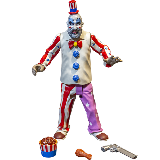 HOUSE OF 1000 CORPSES - FINGER LICKIN' PISTOL WHIPPIN' CAPTAIN SPAULDING - 5" ACTION FIGURE