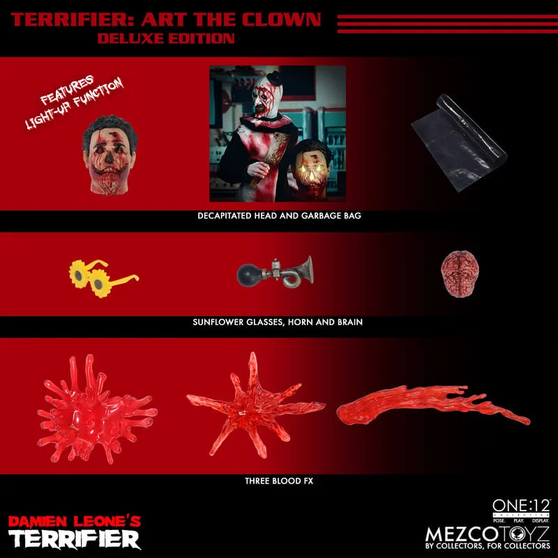 Terrifier One:12 Collective Art The Clown Deluxe Edition